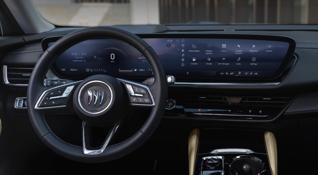 2026 Buick Envision dashboard showing the standard 30-inch ultrawide touchscreen
