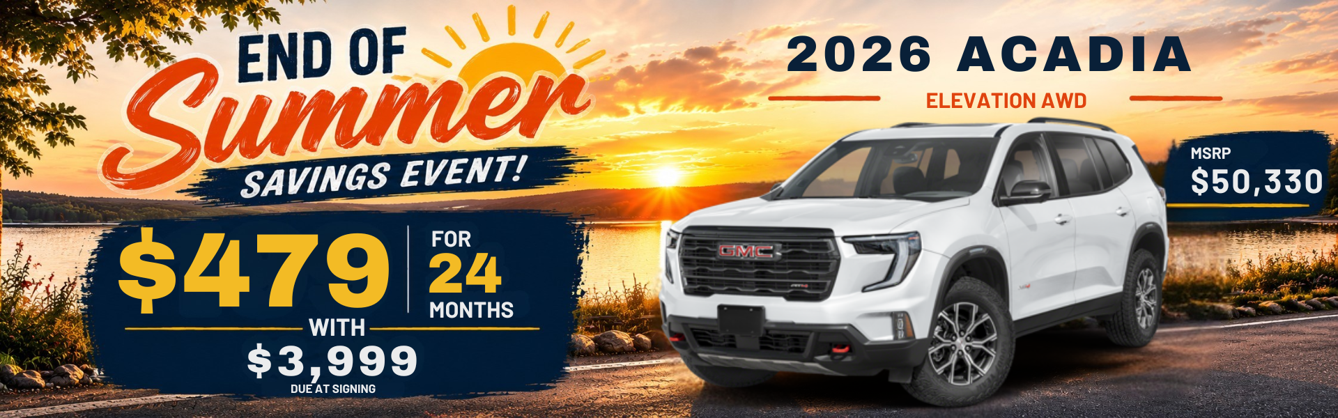 2026 GMC Acadia Elevation AWD