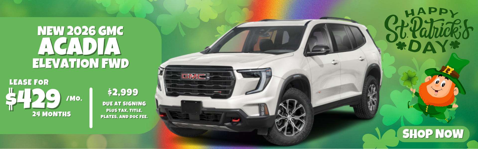 2026 GMC Acadia Elevation FWD